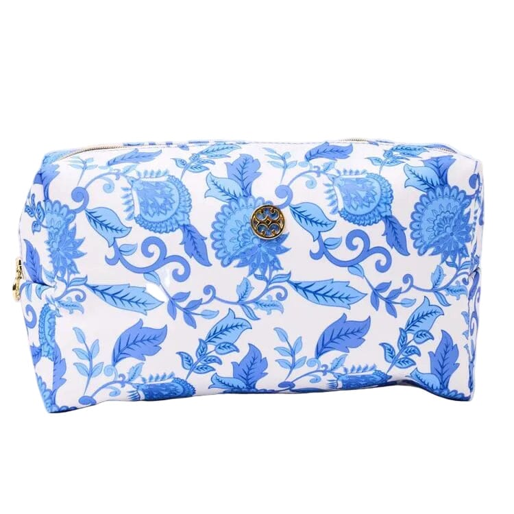 Lets Face It Bag - Porcelain Vines Cosmetic/Accessories Bags Mary Square 