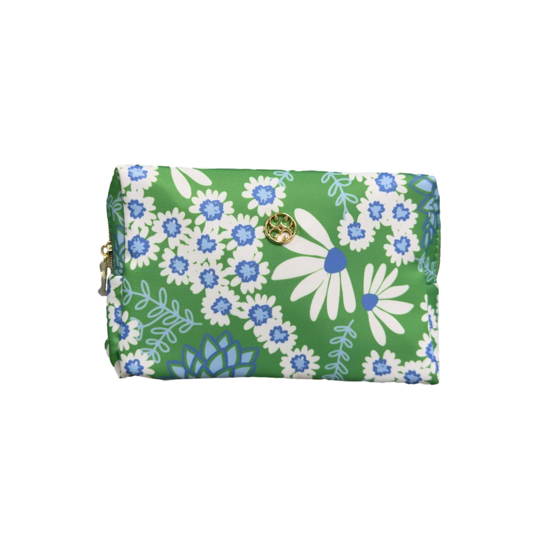 Lets Face It Mini Bag - Daisy Chain Green Cosmetic/Accessories Bags Mary Square 