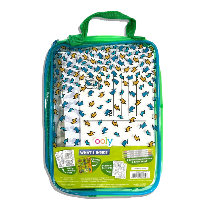 Let's Go! Activity & Coloring Kit - Robo Dinos Activity Toy Ooly 
