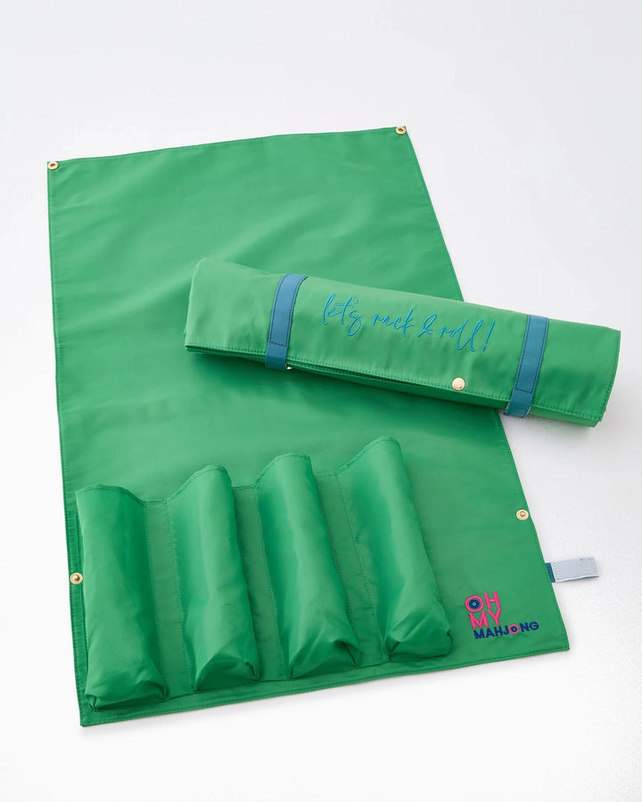 Let's Rack n Rock Bag Game Oh My Mahjong Kelly Green 