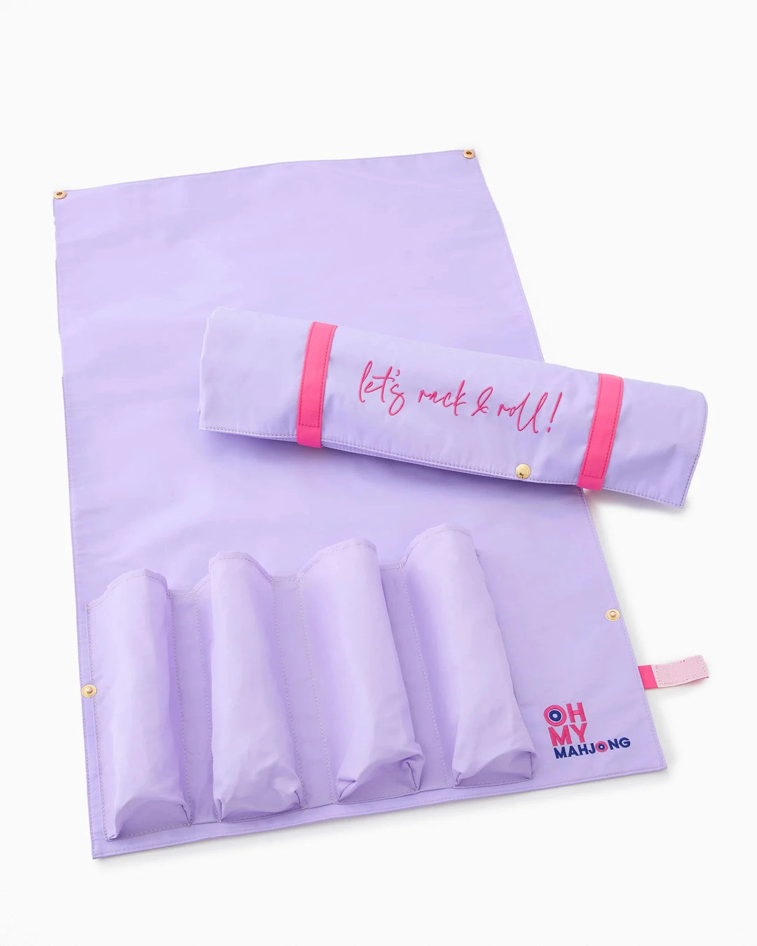 Let's Rack n Rock Bag Game Oh My Mahjong Lilac 