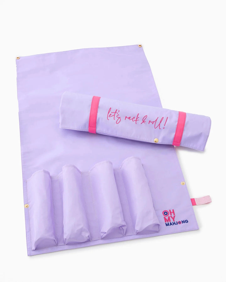 Let's Rack n Rock Bag Game Oh My Mahjong Lilac 