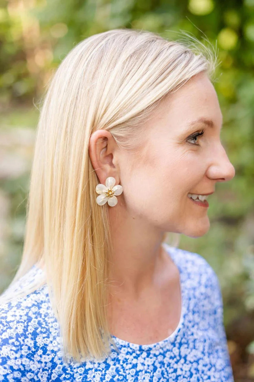 Libby Earrings - Pearl Womens Earrings Lisi Lerch 