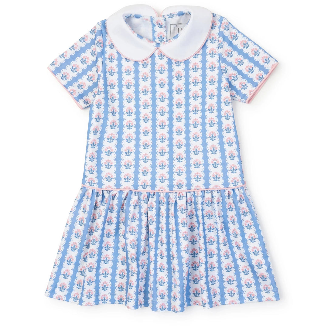 Libby Girls' Dress - Harvest Ribbon Floral Girl Dress Lila & Hayes 