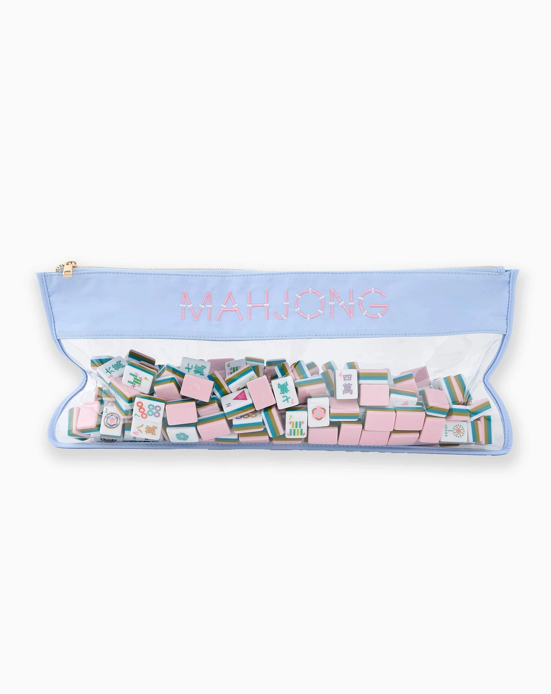 Light Blue Bamboo Mahjong Bag Game Oh My Mahjong 