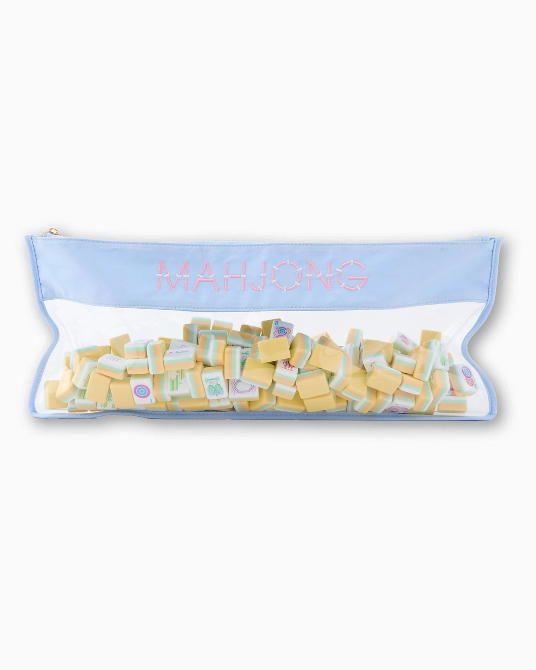 Light Blue Bamboo Mahjong Bag Game Oh My Mahjong 