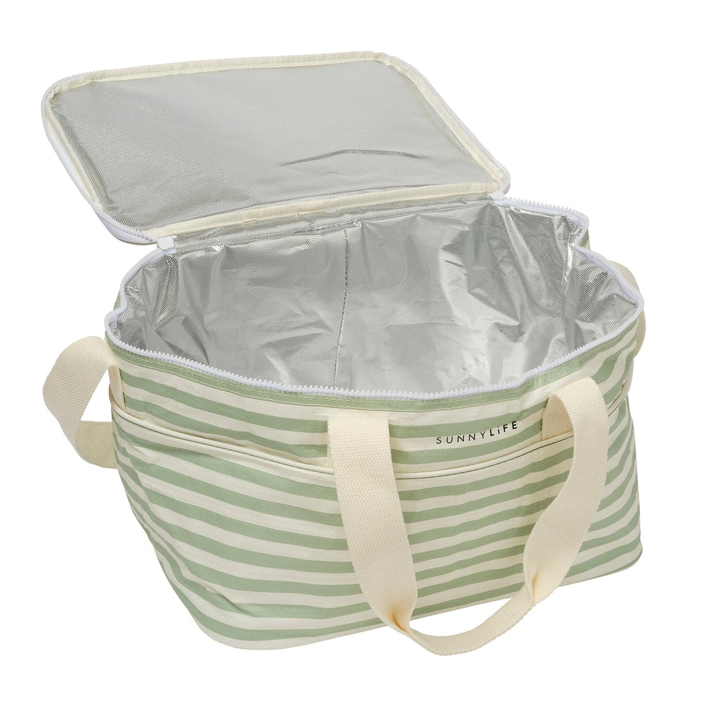 Light Cooler Bag - Sea Sage Stripe Cooler Bag Sunny Life 