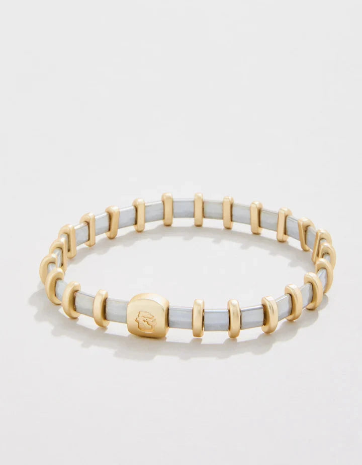 Lila Stretch Bracelet - Silver Womens Bracelet Spartina 