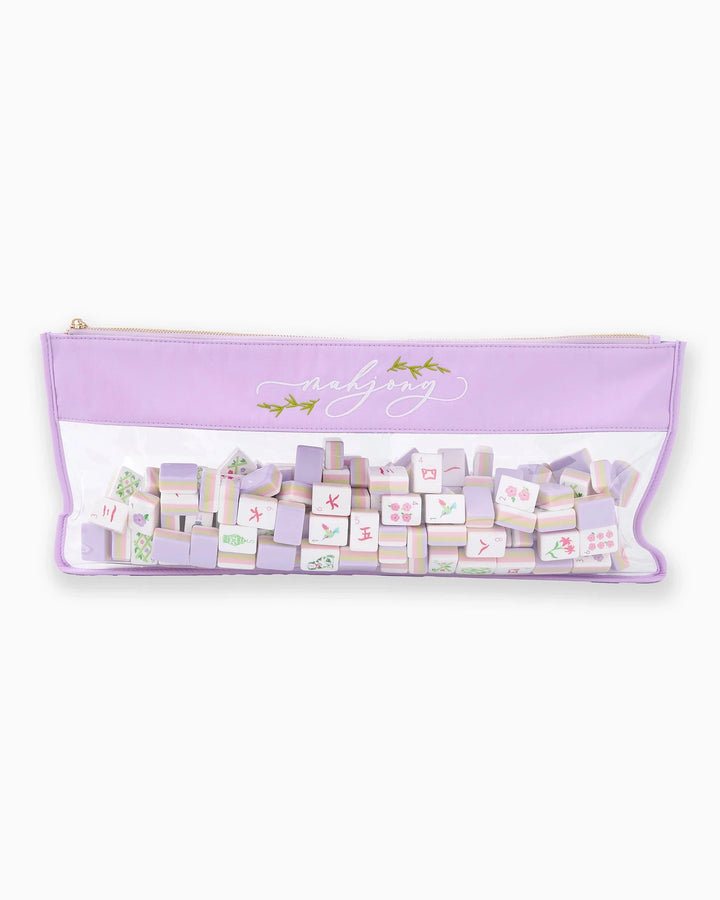 Lilac Script Mahjong Bag Game Oh My Mahjong 