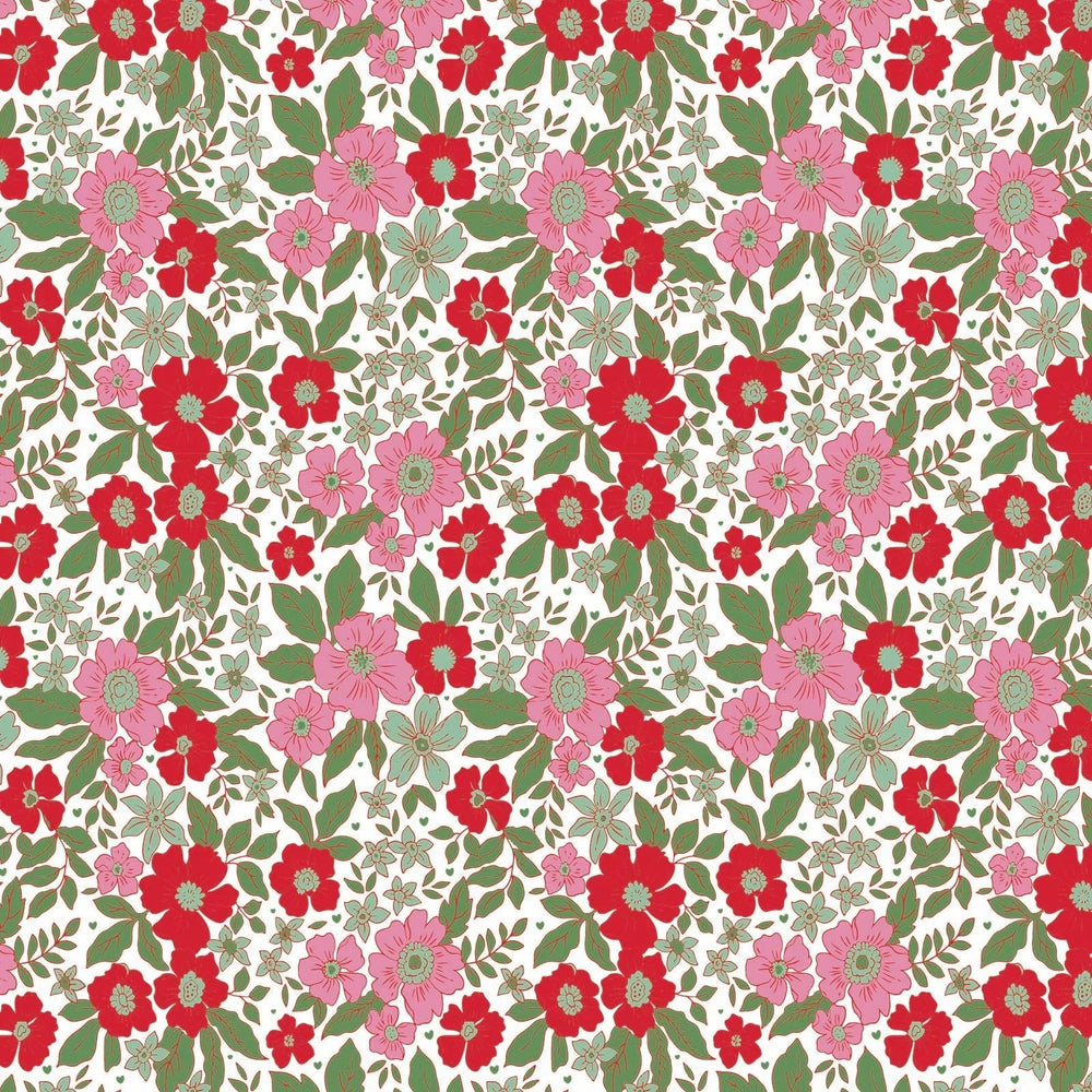 Lillian Girls' Dress - Floral Noel Girl Dress Lila & Hayes 
