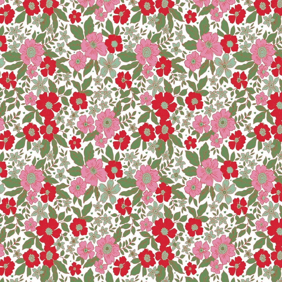 Lillian Girls' Dress - Floral Noel Girl Dress Lila & Hayes 