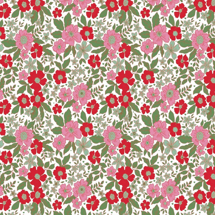 Lillian Girls' Dress - Floral Noel Girl Dress Lila & Hayes 