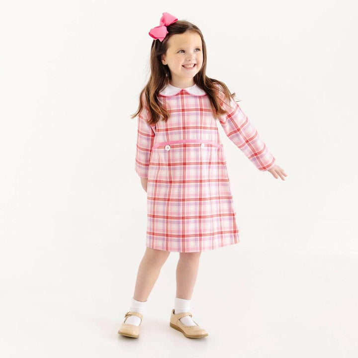 Lindy's Lunch Dress - Broadway Play Plaid Girl Dress Beaufort Bonnet 