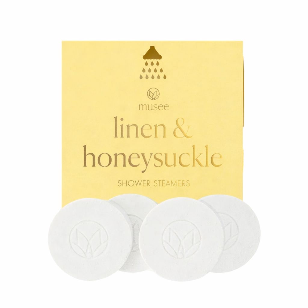 Linen and Honeysuckle Shower Steamers Shower Steamer Musee 