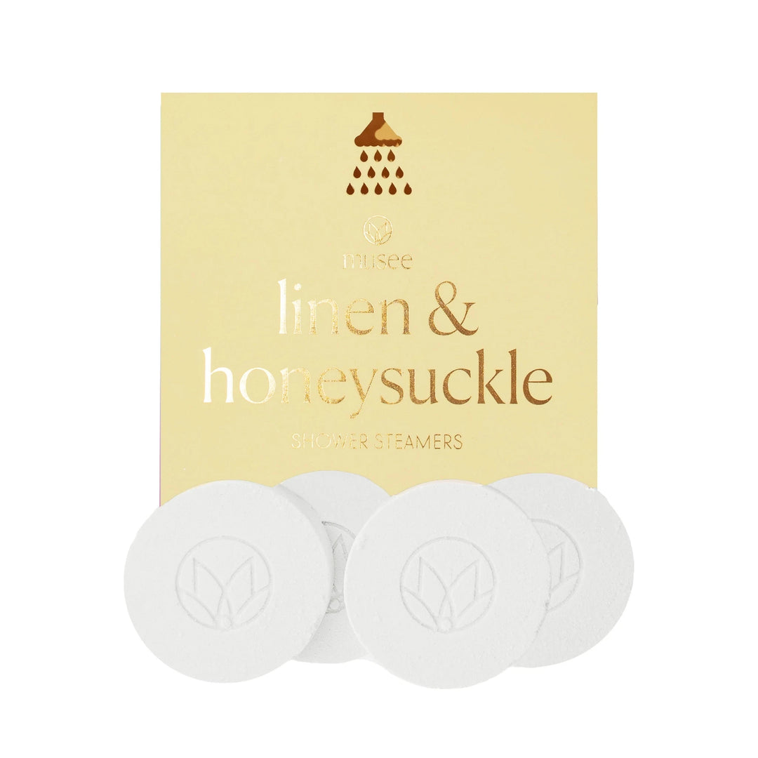 Linen and Honeysuckle Shower Steamers Shower Steamer Musee 