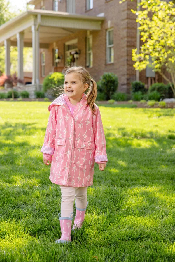 Liquid Sunshine Slicker - Belle Court Bows Girl Jacket Beaufort Bonnet 