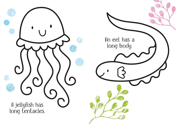 Little Coloring Book - Under the Sea Book Usborne 