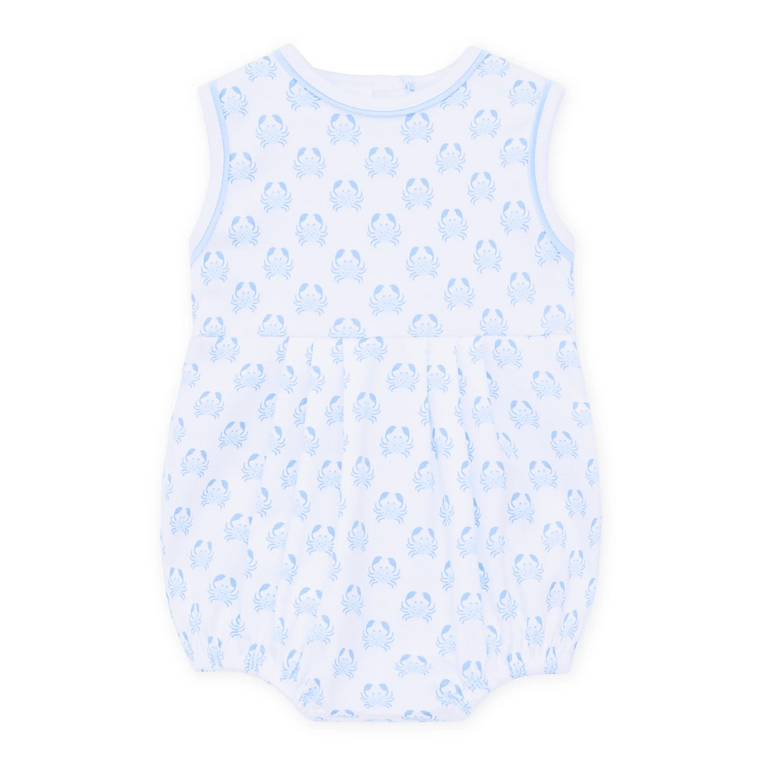 Little Crawlers Print Bubble - Light Blue Boy Bubble Magnolia Baby 