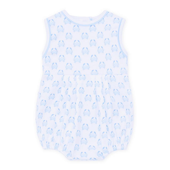 Little Crawlers Print Bubble - Light Blue Boy Bubble Magnolia Baby 