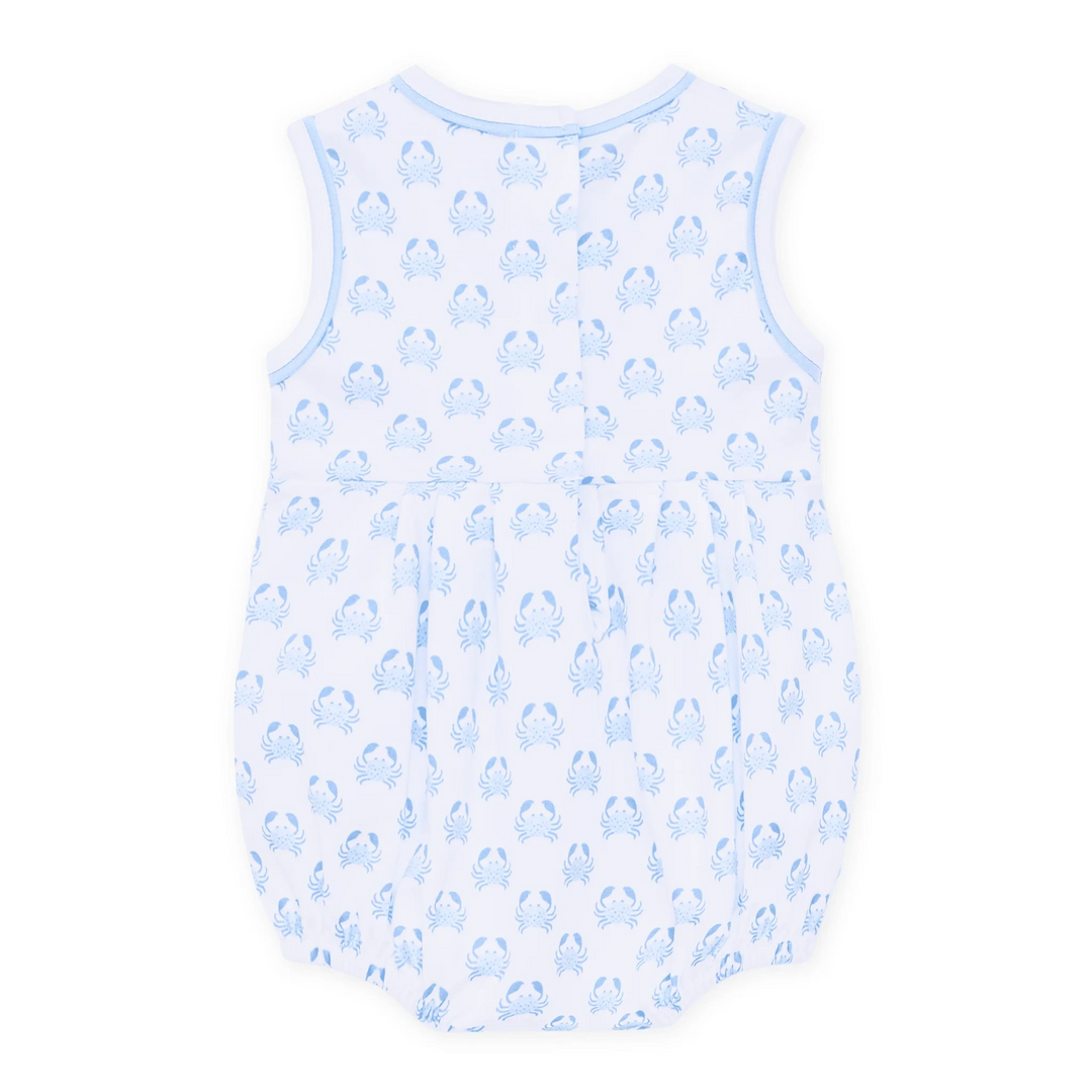 Little Crawlers Print Bubble - Light Blue Boy Bubble Magnolia Baby 