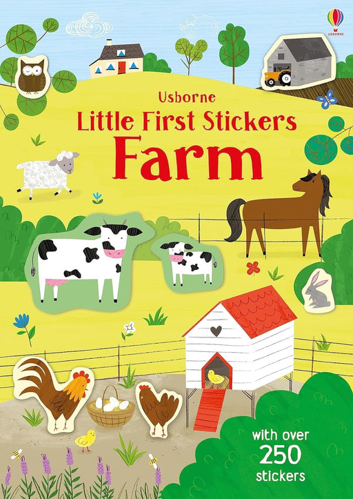 Little First Stickers Book - Farm Book Usborne 