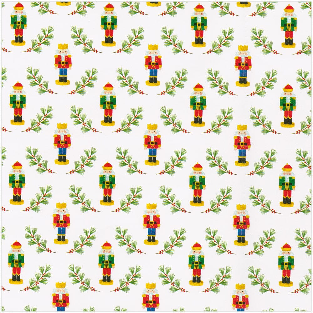 Little Nutcracker Roll Gift Wrap Roll Wrapping Paper Caspari 