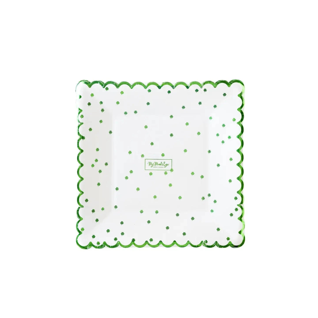 Little Shamrocks Paper Plates Paper Products My Mind's Eye 