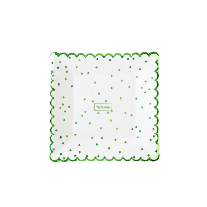 Little Shamrocks Paper Plates Paper Products My Mind's Eye 