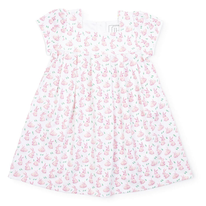 Lizzy Dress - Bunny Hop Pink Girl Dress Lila & Hayes 