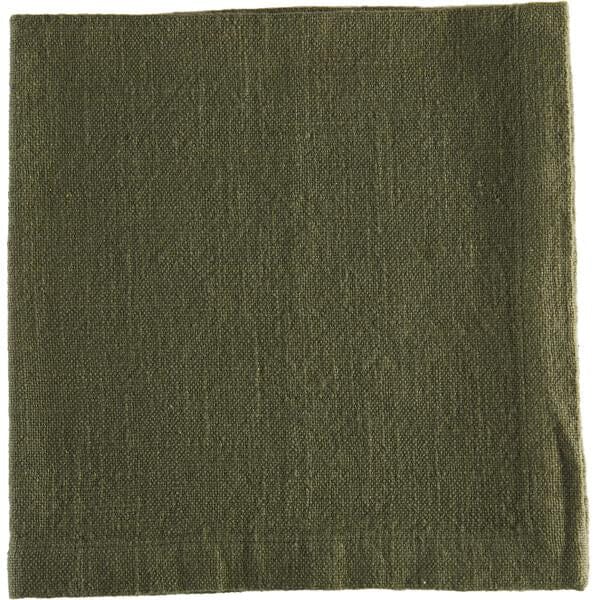 Logan Dinner Napkins - Olive Dinner Napkins Tableau 