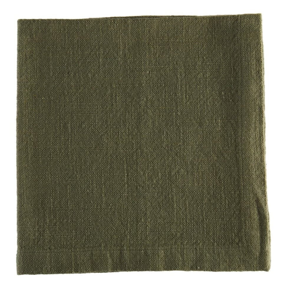 Logan Pheasant Dinner Napkins - Olive Dinner Napkins Tableau 