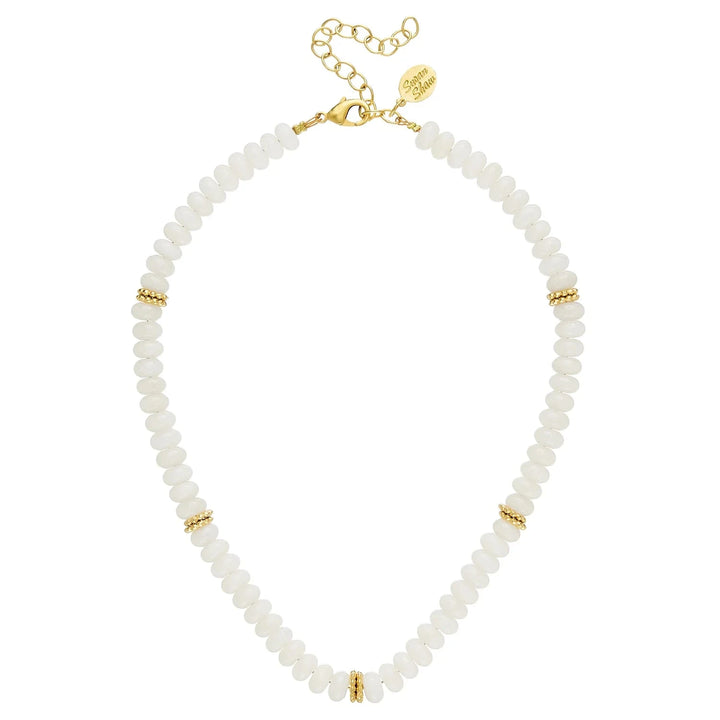 Lolly Necklace - White Jade Womens Necklace Susan Shaw 