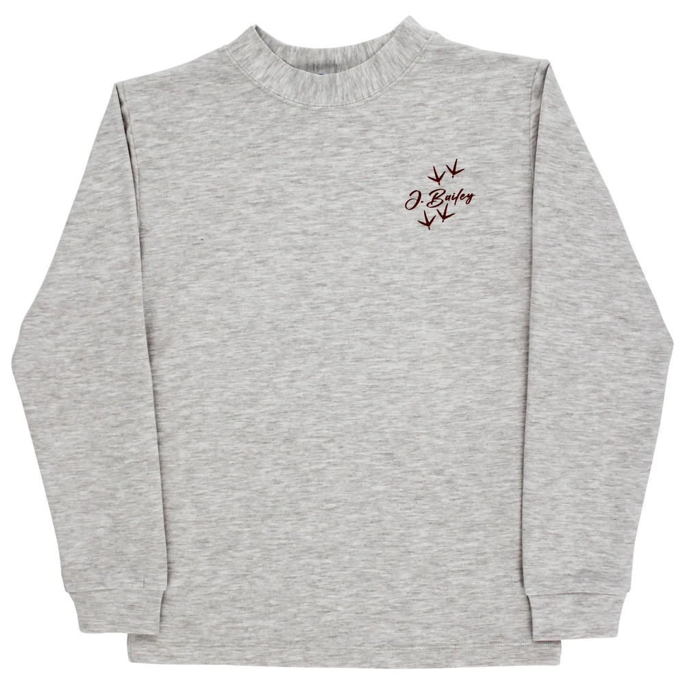 Long Sleeve Logo Tee - Turkey on Oatmeal Boy Shirt J Bailey 