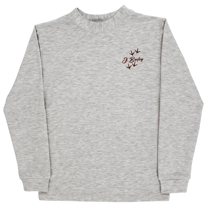 Long Sleeve Logo Tee - Turkey on Oatmeal Boy Shirt J Bailey 