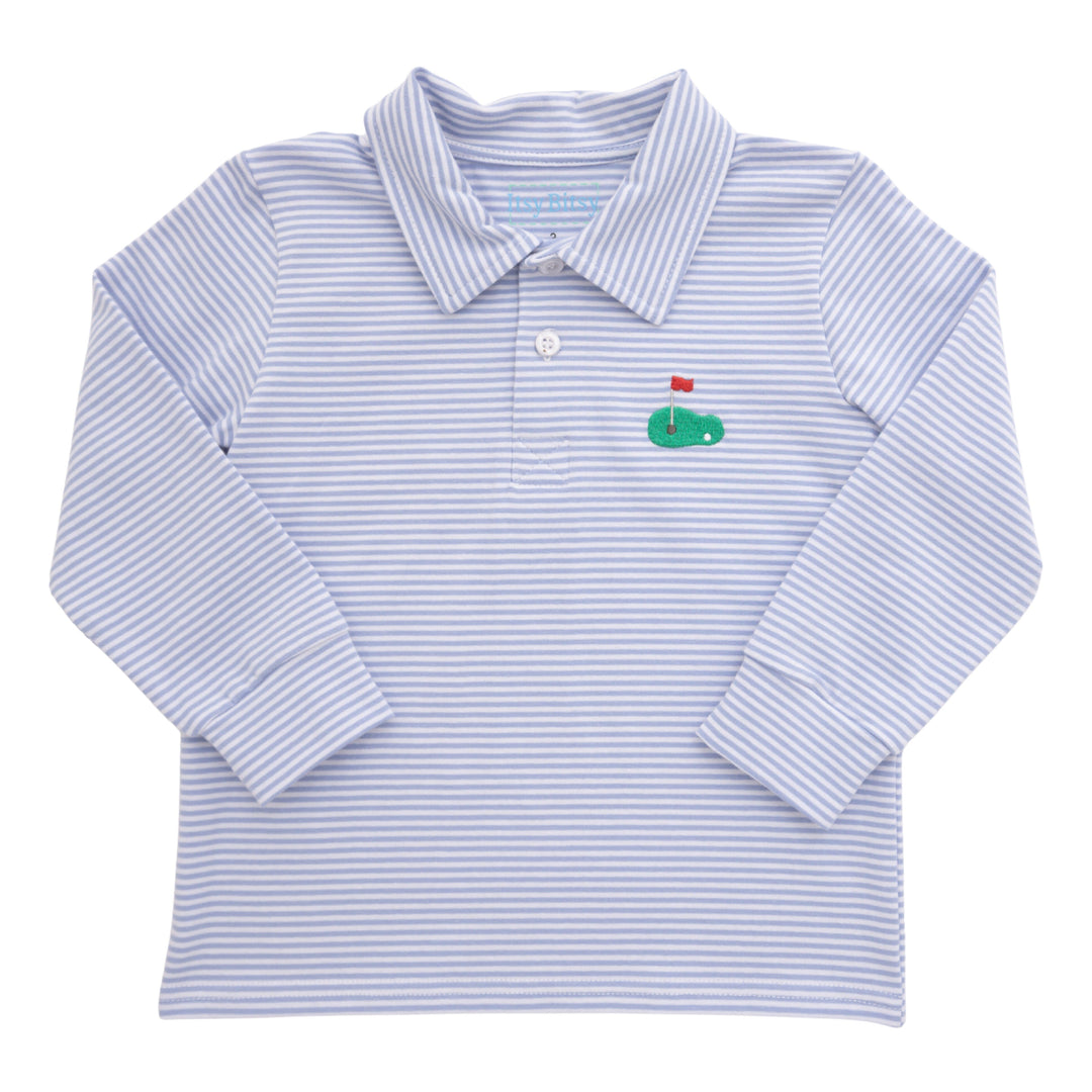 Long Sleeve Polo - Golf Boy Shirt Itsy Bitsy 