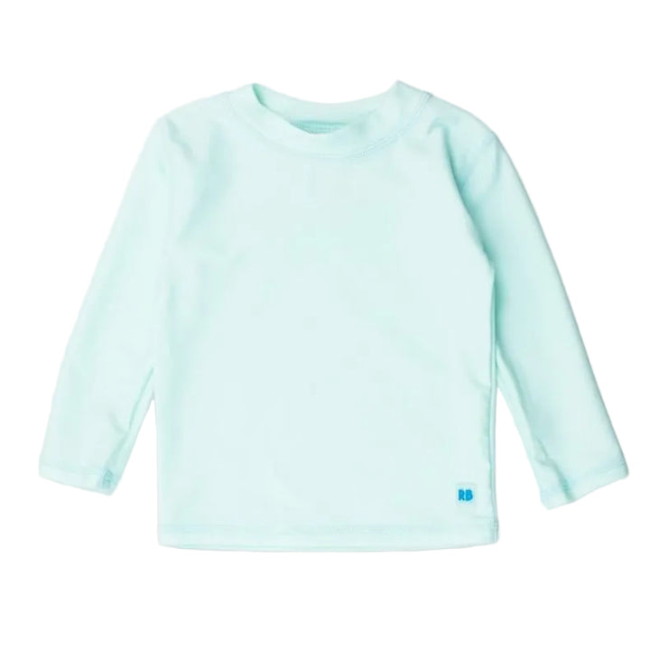 Long Sleeve Rash Guard - Mint Boy Bathing Suit Rufflebutts 