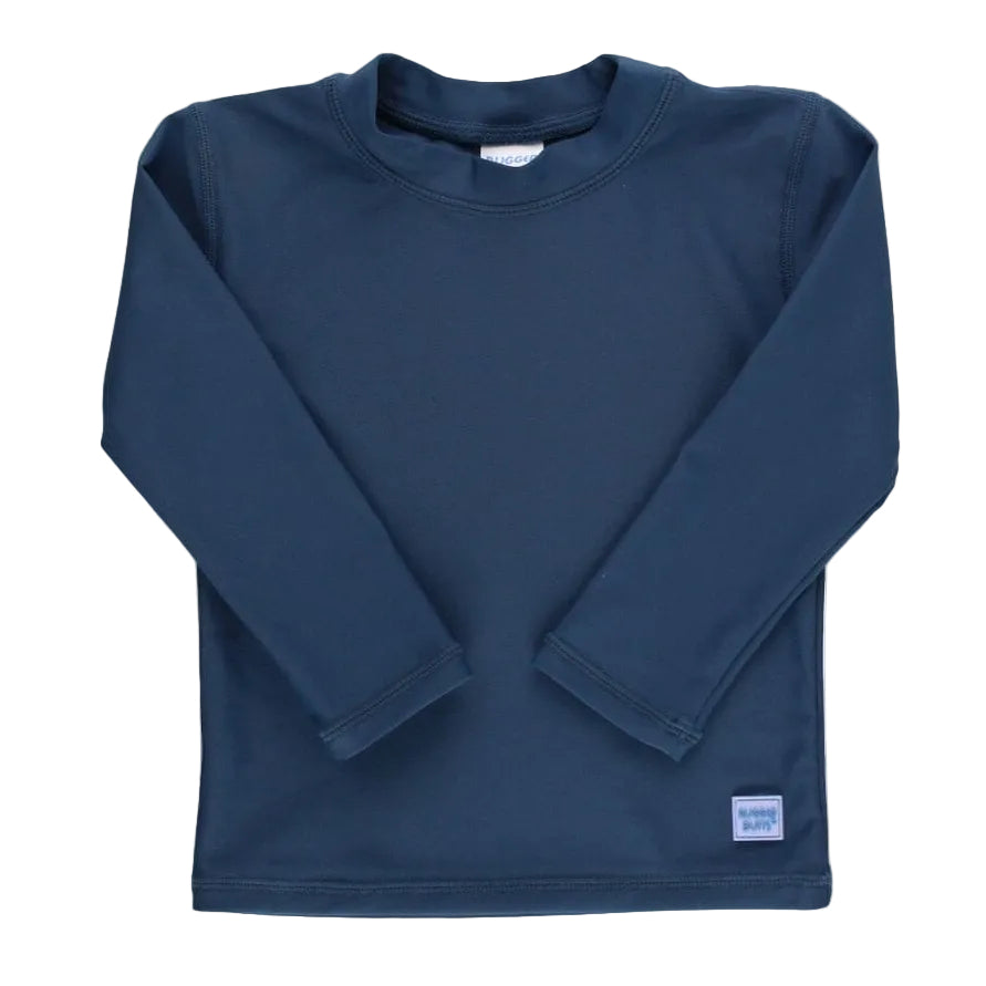Long Sleeve Rash Guard - Navy Boy Bathing Suit Rufflebutts 