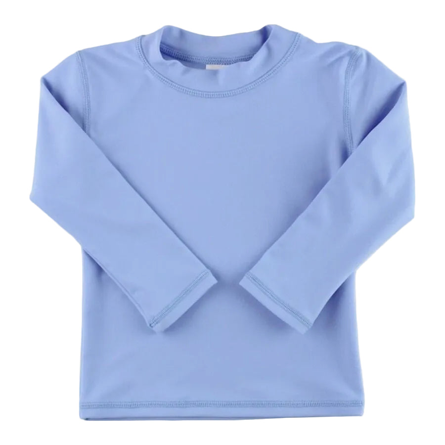 Long Sleeve Rash Guard - Periwinkle Blue Boy Bathing Suit Rufflebutts 