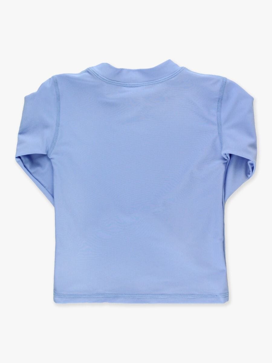 Long Sleeve Rash Guard - Periwinkle Blue Boy Bathing Suit Rufflebutts 