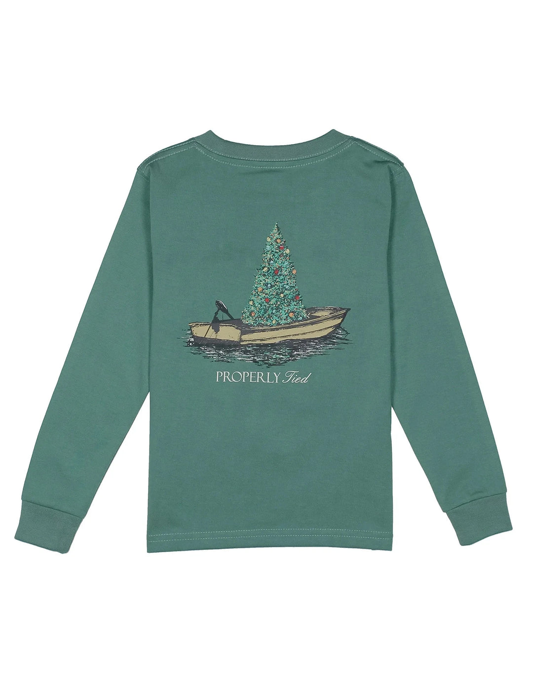 Long Sleeve Tee - Jolly Boat Boy Shirt Properly Tied 