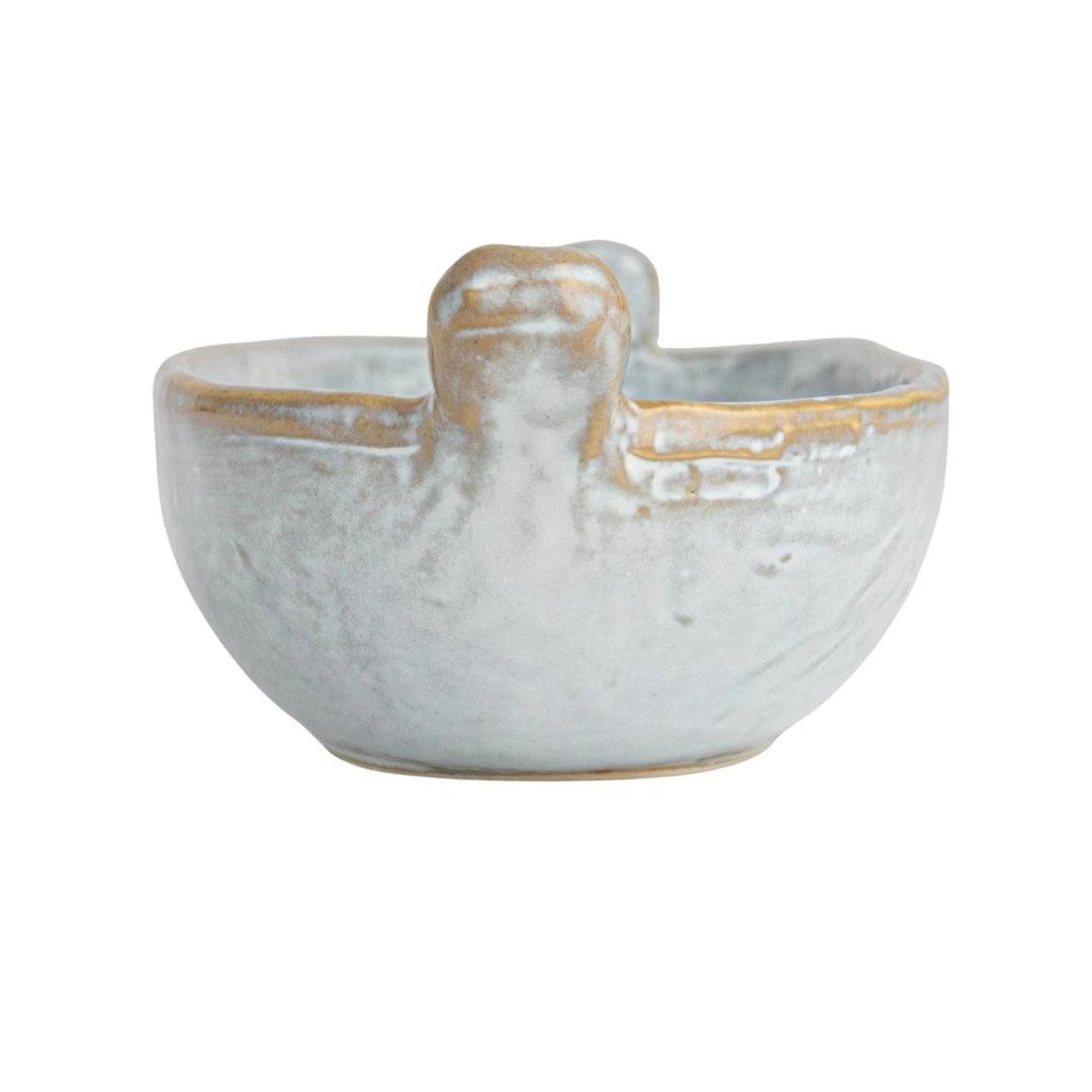 Long Stoneware Dish with Handles Bakeware Creative Co-Op 