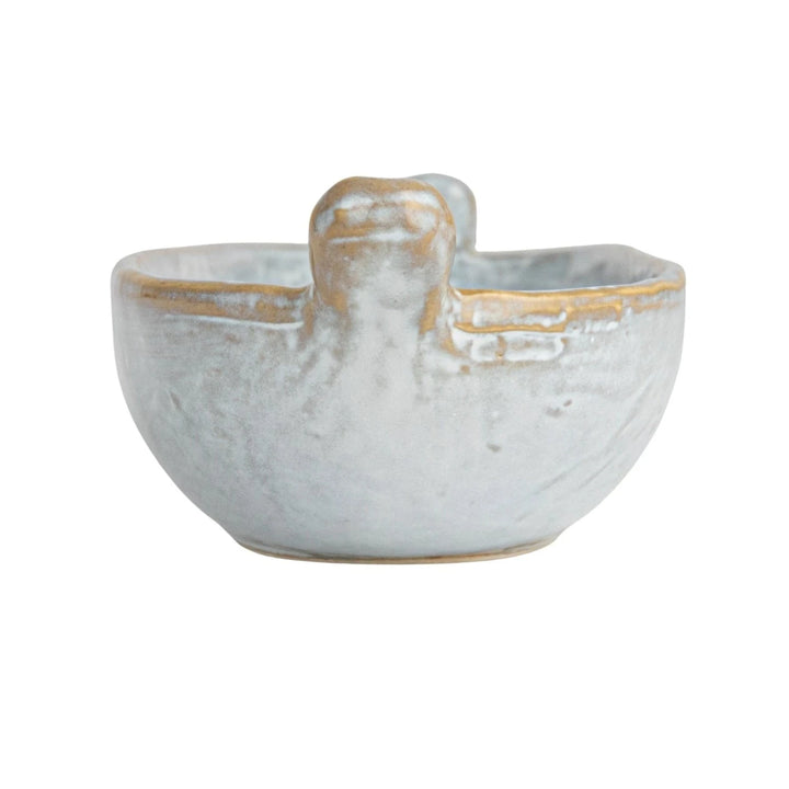 Long Stoneware Dish with Handles Bakeware Creative Co-Op 