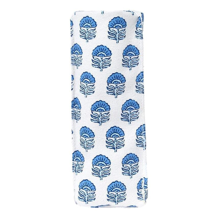 "Looking Good" Blue Block Glasses Case Reading Glasses Two's Company Floral Block 