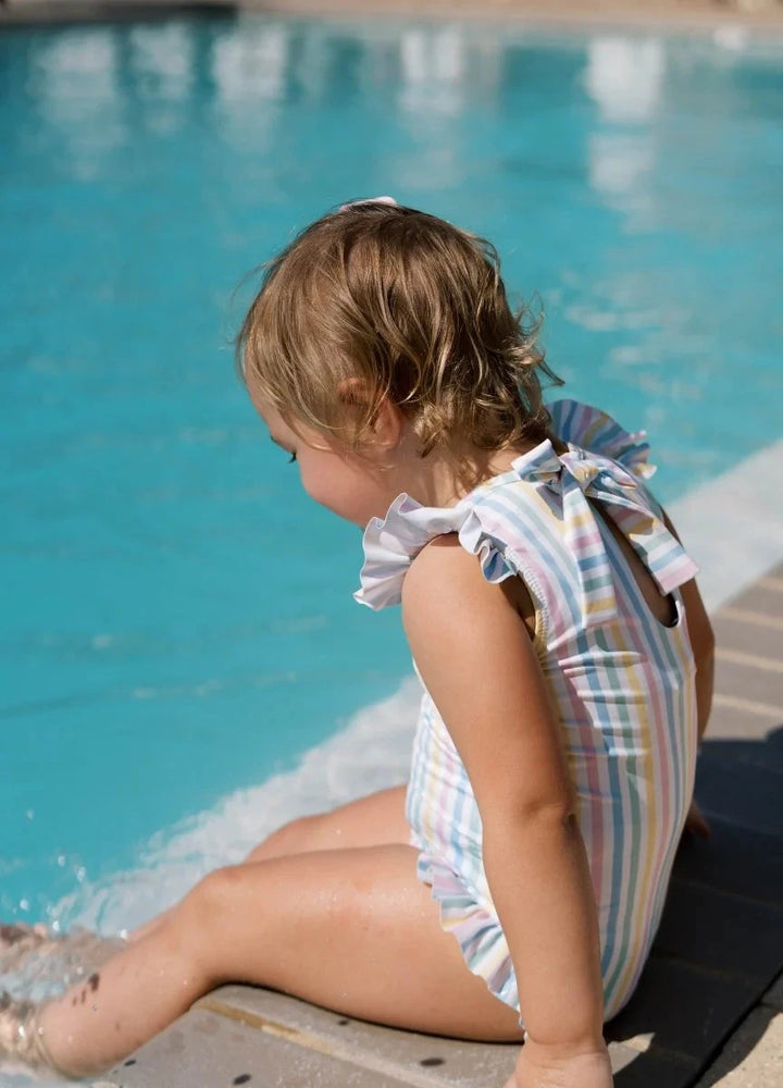 Lottie Swimsuit - Sorbet Stripes Girl Bathing Suit Lullaby Set 