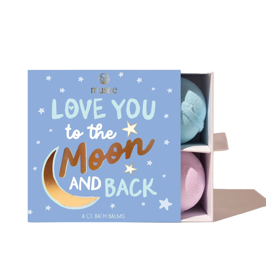Love You To the Moon Bath Balm Set Bath Bomb Musee 