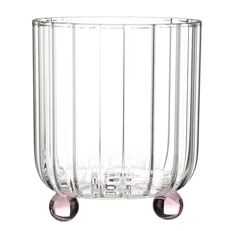 Lowball Glass - Pink Champagne Glass Vietri 