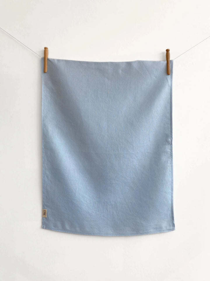 Lumen Linen Tea Towel Tea Towels Linen Way Ballade Blue 