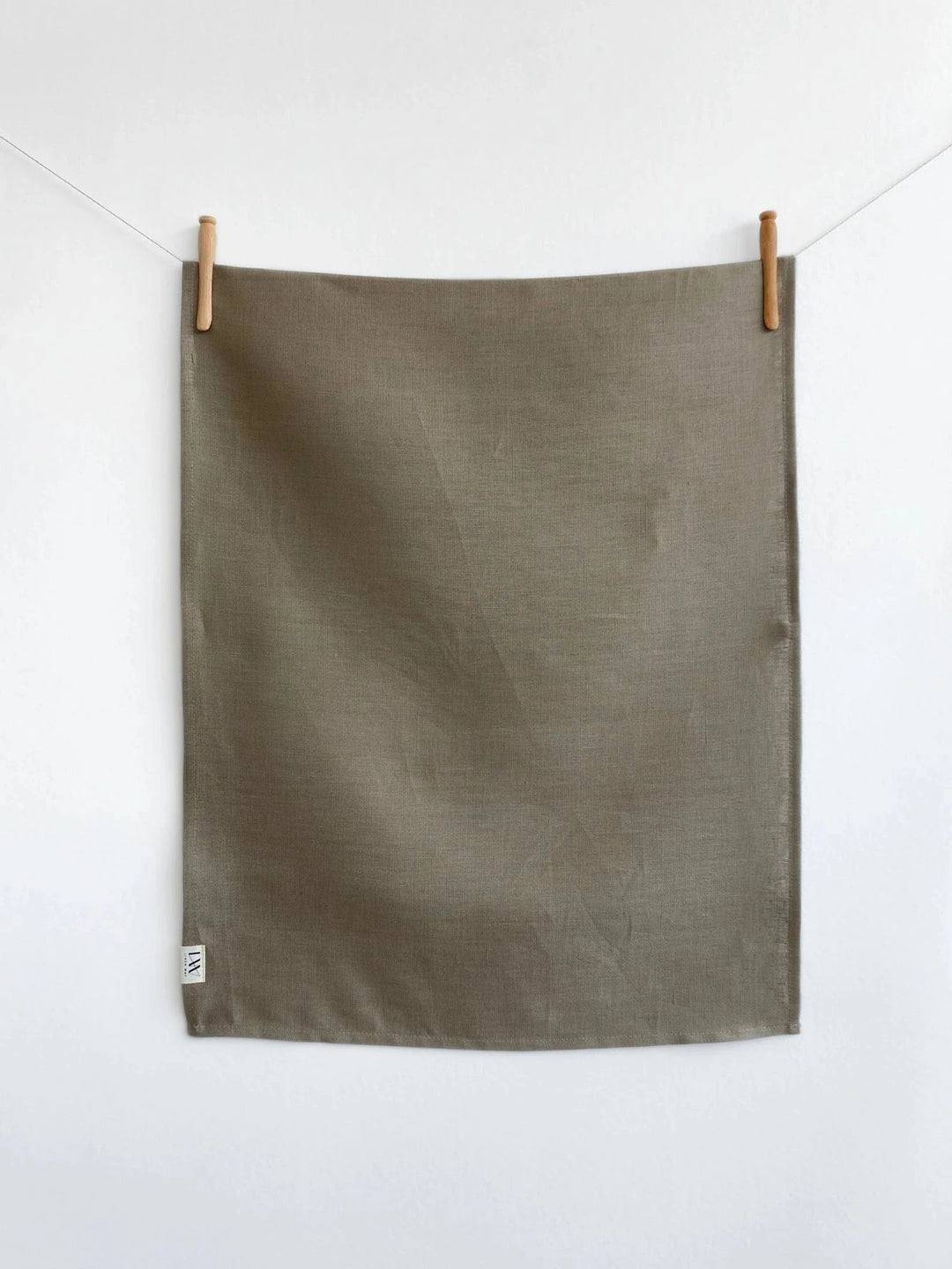 Lumen Linen Tea Towel Tea Towels Linen Way Brown 