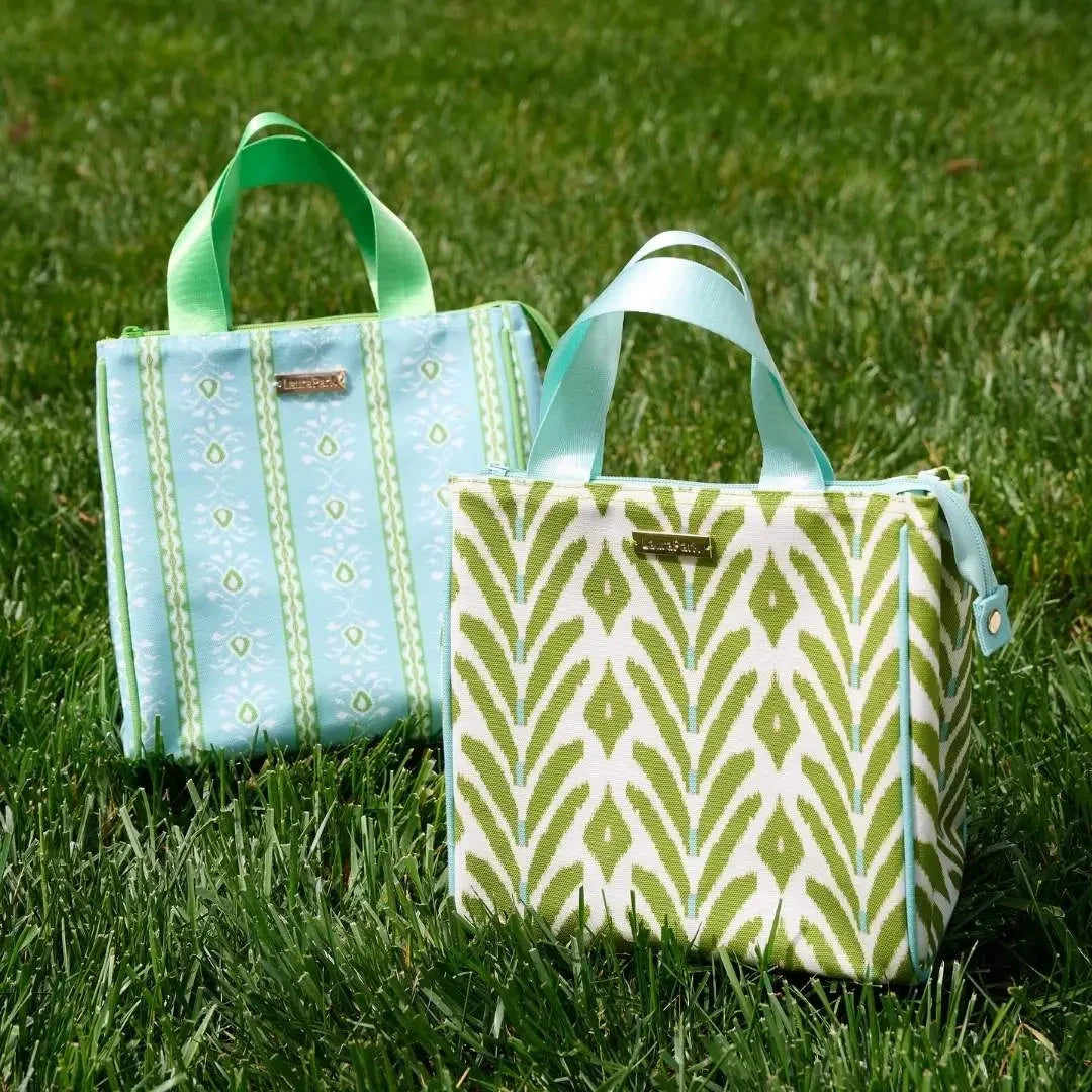 Lunch Bag - Rosemary Stripe Blue Lunch Boxes Laura Park Design 