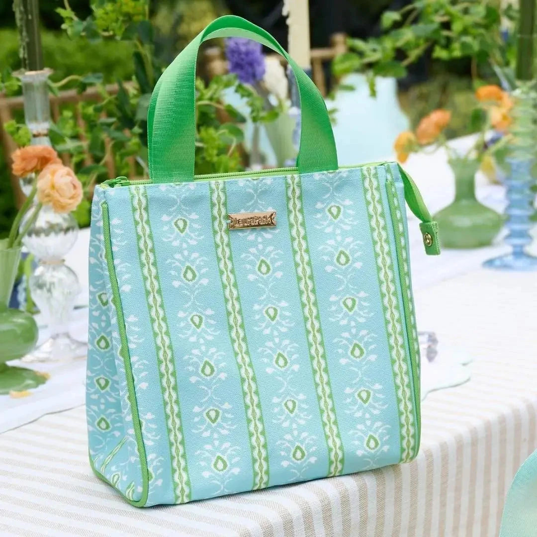 Lunch Bag - Rosemary Stripe Blue Lunch Boxes Laura Park Design 